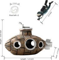 2-Pack Floating Little Diver - Brown Submarine&diver - image 3