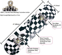 Skateboards for Beginners Kids Boys Girls and Adults, 31''x8'' - Motion Check - image 3