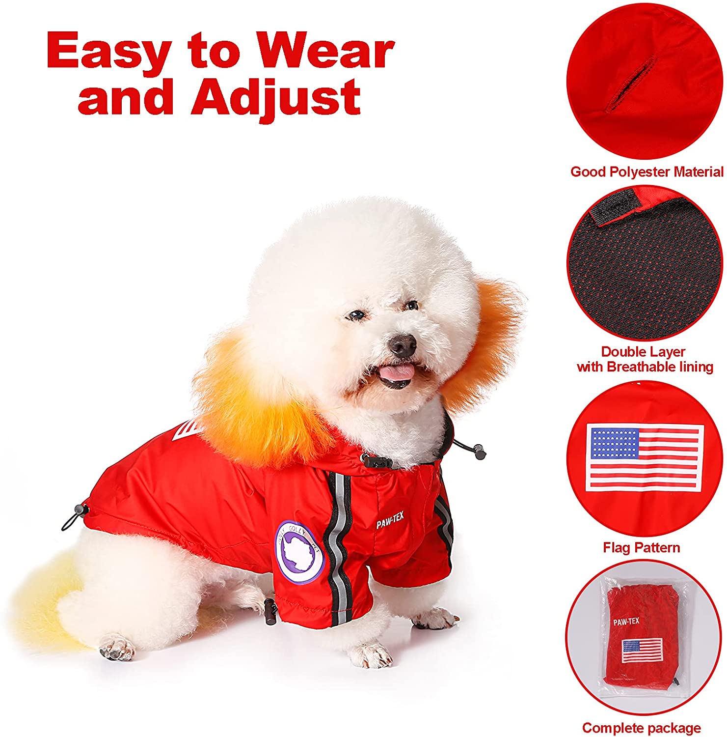 The Dog Face Pet Raincoat - BIG FRENCHIES