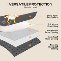 Luciphia Waterproof Couch Cover for Dogs - Grey / 30" x 53" - image 3
