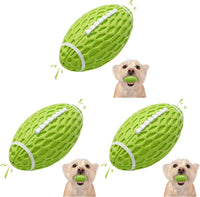 Puppy Toy, Interactive Squeaky Dog Ball Toys for Small Dogs – Essentials for Dogs - Green / Small (Pack of 3)