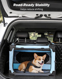 JOYTUTUS Collapsible Dog Crate - 26"L x 18"W x 18"H - image 4