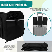 Top tasta Dog Cat Carrier Pet Carriers for Small Medium Large Cats - 18.0"L x 11.0"W x 11.0"H / Black - image 3