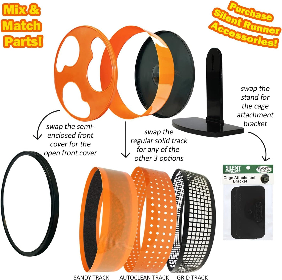 Silent Runner 12" Regular, Wheel + Cage Attachment - image 4