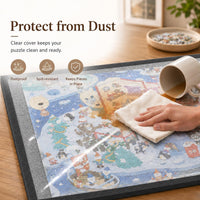 Yunihome puzzle board for 1000 pieces with 4 sorting trays and protective cover - view 33