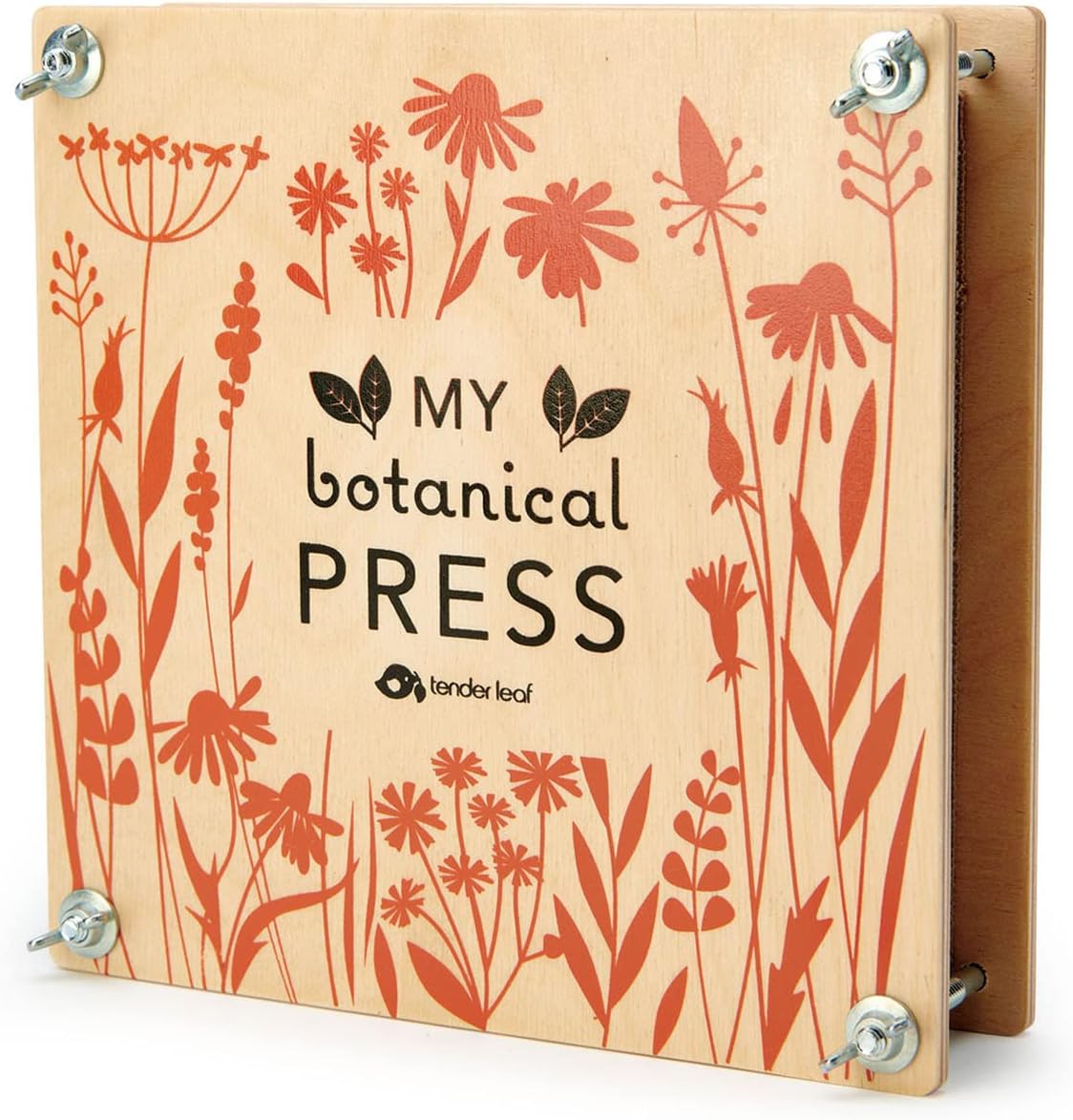 Tender Leaf Toys My Botanical Press, 8.3 inch flower press with 10 layers for kids