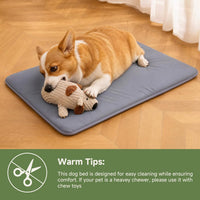 Outdoor XL Dog Crate Pad Bed, Waterproof Wipeable Mat, 41" - Dark Grey / 41"L x 27"W x 1.2"Th - image 2