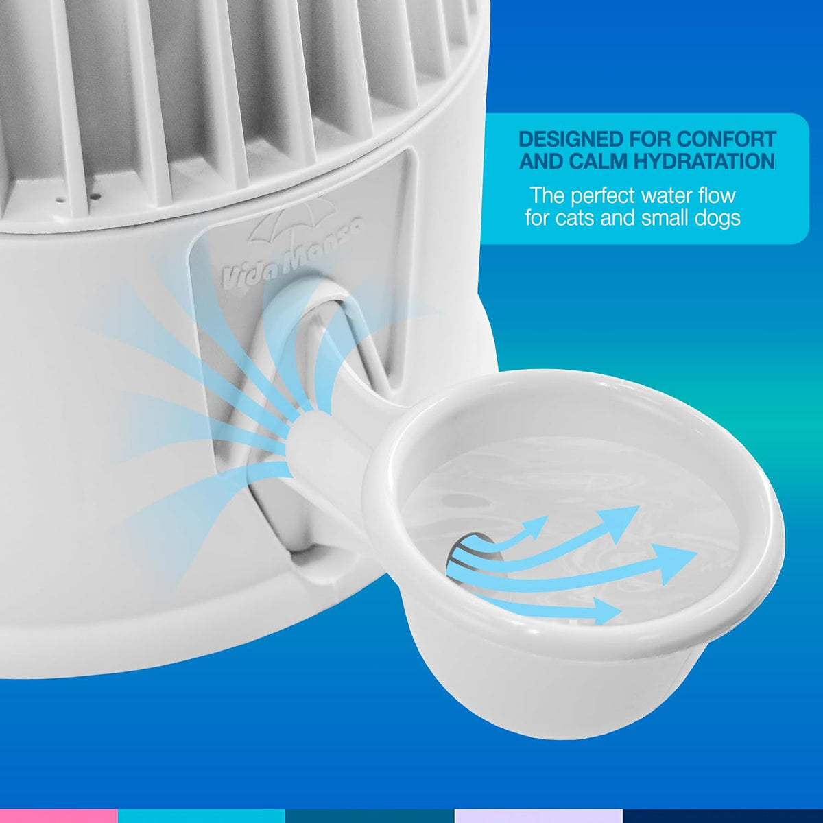 Pet Water Dispenser for Dogs and Cats - Opaque White - image 4