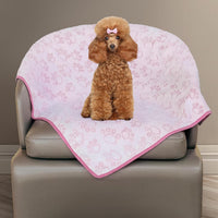 Stuffed Premium Soft Dog Blanket Washable - Pink / M(32x40")