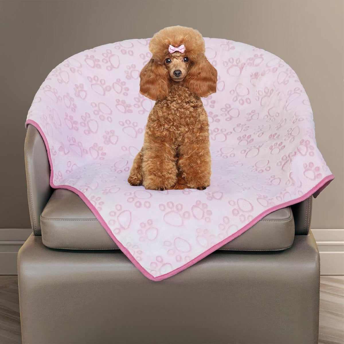Stuffed Premium Soft Dog Blanket Washable - Pink / M(32x40")