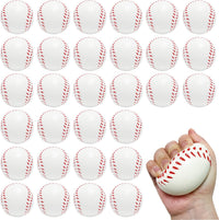 Whkvnng baseball stress balls, 30 foam squeeze balls with a baseball design