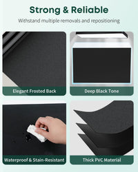 Pawfly Black Aquarium Background - 25.2" x 11.8" - image 4