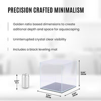 Ultum Nature Systems 25C ultra clear rimless aquarium with low iron glass and 45-degree corners - view 4