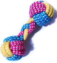 Dog Toys Puppy Teething Chew Toys 3 PCS - Colorful dumbbells - image 2