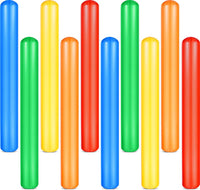 Chivao inflatable PVC swim noodles in red, yellow, blue, orange and green