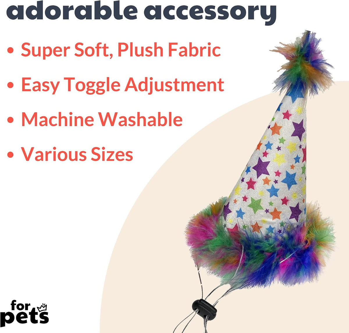 Huxley & Kent Party Crown Hat for Dogs & Cats - Small / Superstar
