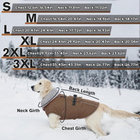 Dog Coats for Large Dogs Waterproof Dog Jacket with Adjustable Fit – Essentials for Dogs - 2XL / Brown - image 4
