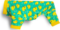 Dog Pajamas Onesie: Comfortable Four-Legged Apparel for Small - Yellow Duck / 2XL-(28~37lb) | Chest(~25.5") - image 2