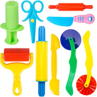 Dough Tools 55 PCS Dough Play Tools Set for Kids - 9pcs