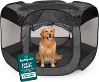FurHaven Soft-Sided Dog & Cat Playpen - Gray / Extra Large