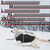 Dog Coats for Large Dogs Waterproof Dog Jacket with Adjustable Fit – Essentials for Dogs - M / Black - image 4