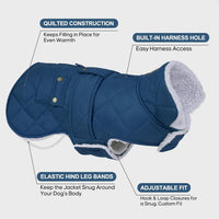 KYEESE Waterproof & Windproof Dog Coat for Small Dogs Puffer Jacket – Essentials for Dogs - XX-Large / 01# Blue - image 4