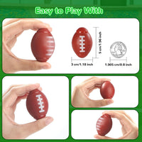 SCIONE 36 Pack Football Fidget Spinner Football Party Favors for Kids – Fun for Kids & Family - Football