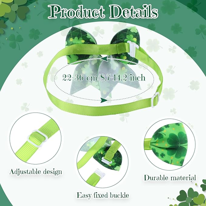 Talltalk 360 Pcs Halloween Dog Bow Ties Collars Set Adjustable Thanksgiving Christmas Fall Xmas Dogs Neckties Grooming Accessories for Small Medium Large Pet Cat Decoration(Valentine)