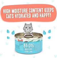 Weruva B.F.F. Play - Best Feline Friend Paté Lovers, Aw Yeah!, Salmon & Tuna Tuck Me in with Salmon & Tuna, 2.8oz Can (Pack of 12)