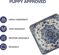 Washable Pee Pads for Dogs - Super Absorbent Reusable Puppy Training Pads - 100% Waterproof, Leak-Proof & Non-Slip Whelping Pads for Pet Housebreaking
