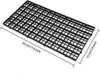 Aquarium Fish Tank Bottom Isolation 8 Pcs, Plastic Egg Crate – Essentials for Fish - S 8pcs Black - image 2
