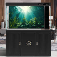 Under The Sea Aquarium Background Turquoise Underwater World Theme - 36(W)x18(H)in / Green - image 3