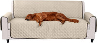 Furhaven Water-Resistant & Reversible Chair Cover Protector for Dogs - Sofa / Espresso/Clay - image 4