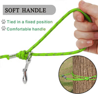 Reflective Cat Leash 50FT Cat Cable Out Escape Proof Walking Leads - 50FT / Green - image 2