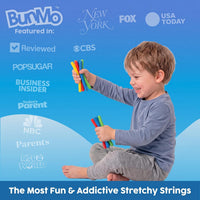 BUNMO Stretchy Strings, Stimulating & Fun Fidget Toys for Kids - Mini Smooth - 12 Pack - image 2