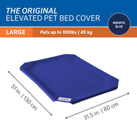 Original Pet Bed Replacement Cover - Aquatic Blue / Large (Pack of 5) / Large - image 2