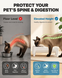 Adjustable Elevated Automatic Pet Feeder Stand with Storage Drawer – Essentials for Cats - image 3
