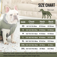 Warm Fleece Dog Hoodie for Small Dogs, Winter Puppy Coats - Green / Large - image 2