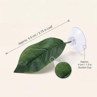 Boao 4 Pcs Betta Fish Bed Leaf Hammock Fish Tank Accessories - Single Leaf - image 2