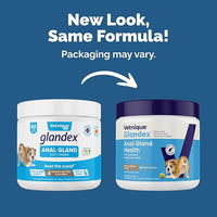 Vetnique Glandex Anal Gland Soft Chew Treats with Pumpkin for Dogs Digestive Enzymes, Probiotics Fiber Supplement for Dogs Boot The Scoot (Peanut Butter Chews, 60 Count)