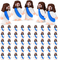 Sumind 50 Pcs Little Jesus Figures Original Design - Blue
