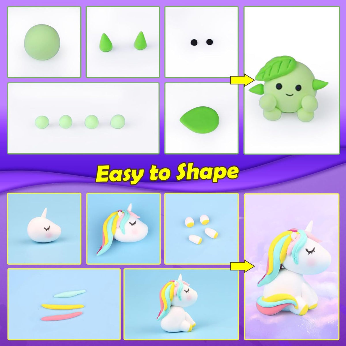 ESSENSON Air Dry Clay 150 Colors, Modeling Clay for Kids – Fun for Kids & Family - 104 Colors - image 3