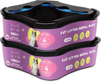 Premium Cat Litter Refill Bags, Jumbo 28FT 2-Pack