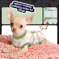 Dog Surgery Suit, Surgical Suit for Dogs, Dog Onesie for Surgery – Essentials for Dogs - M(back:13.4-16.1in,wt:14-25lbs) / Rabbit Flower - image 4