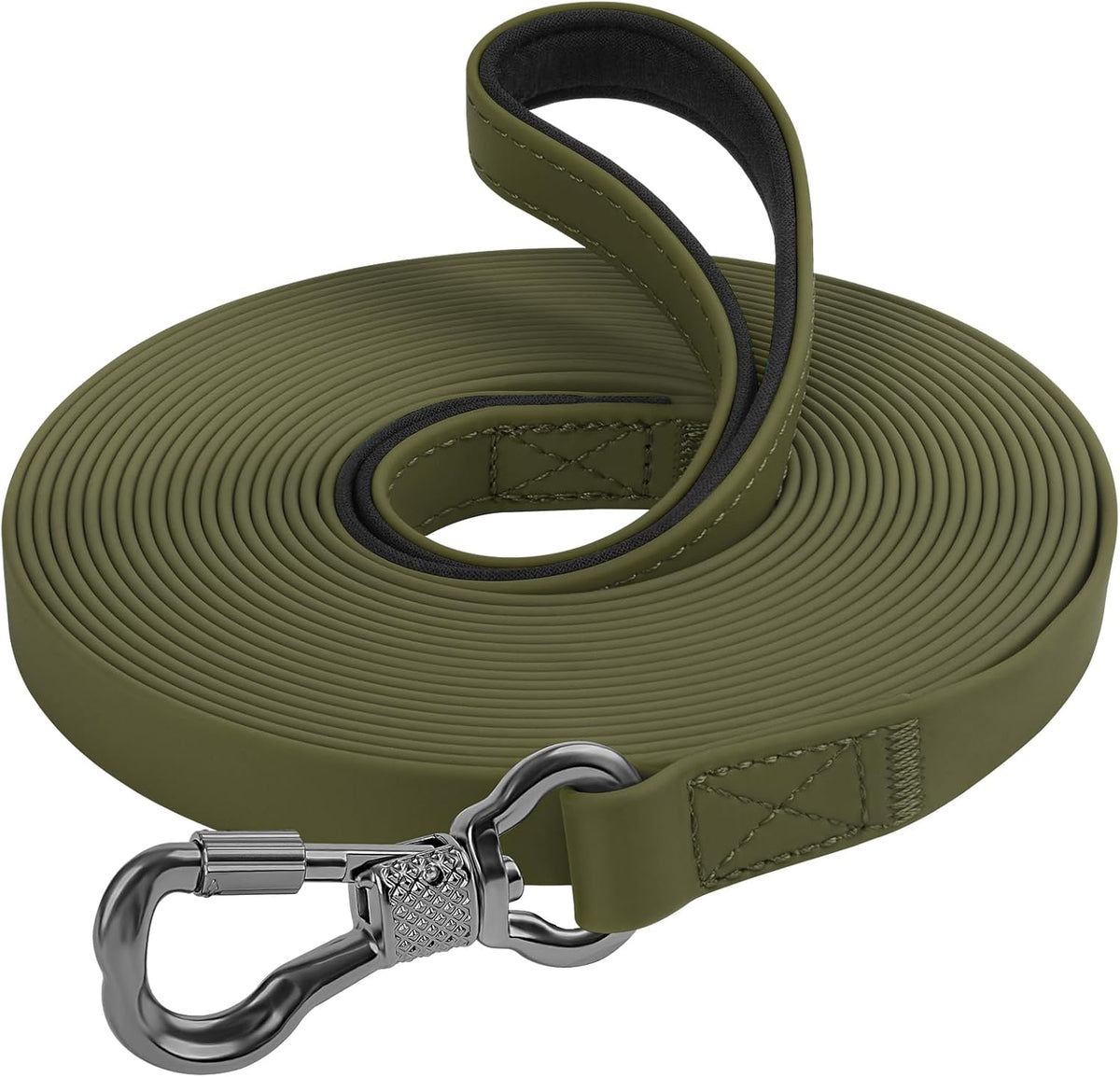 XiaZ Long Leash for Dogs Waterproof - 100ft / Olive