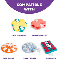 Outward Hound by Nina Ottosson Bone Replacement Parts for Interactive Dog Puzzles - DogBrick, DogTornado, DogSmart, PuppyTornado, PuppySmart, 5-Pack, White