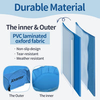 Alvantor Pet Swimming Pool, Foldable - Blue / 63"x12" 2in1 - image 2