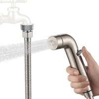 Dog Shower Attachment Metal - Gray / 3/4" Outdoor Faucet Adapter