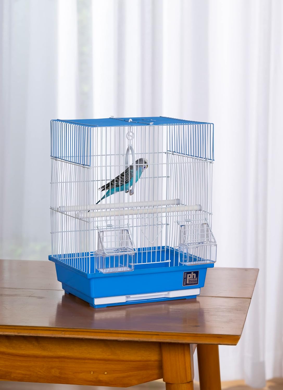Prevue Pet Products Parakeet Square Roof Bird Cage with Handle – Essentials for Birds - image 2