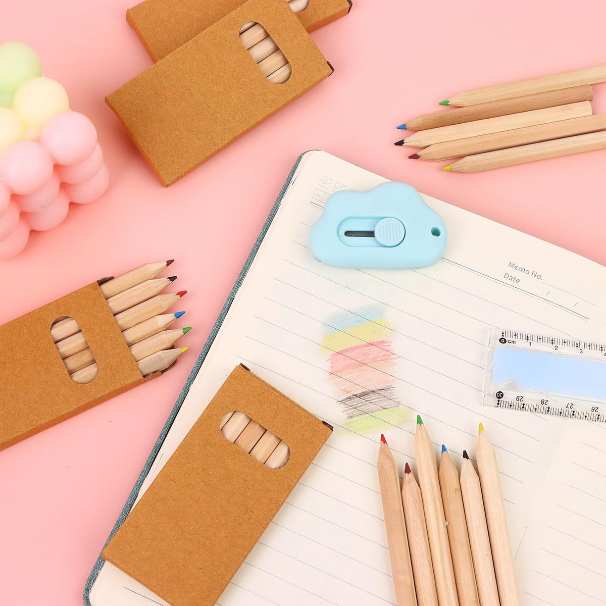 TBoxBo mini colored pencils in small paper boxes of 6, 900 pencils in bulk - view 8
